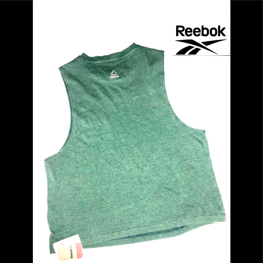 NWT GREEN REEBOK MUSCLE TANK